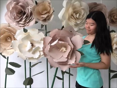 [DIY] Standing Huge Paper Flowers by Evermore Flower