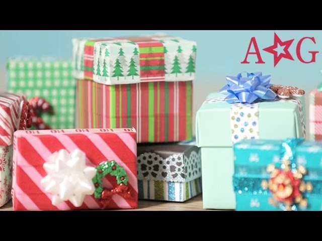 DIY Washi Tape Gift Box Doll Craft | American Girl