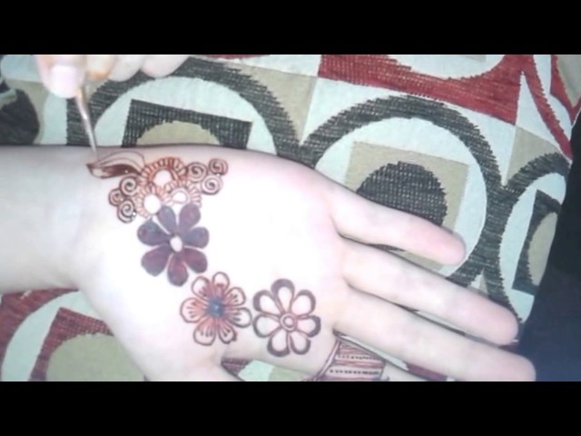 EASY DIY,HOW TO henna with NON DOMINANT hand TUTORIAL!!