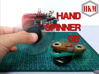 Hand Spinner.Fidget Spinner DIY Tutorial (EASY!!!)