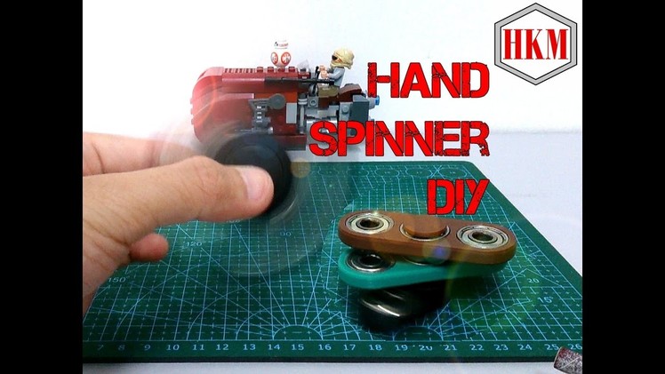Hand Spinner.Fidget Spinner DIY Tutorial (EASY!!!)