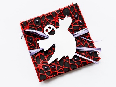 How to Make - Halloween Card Ghost - Step by Step DIY | Kartka Duch