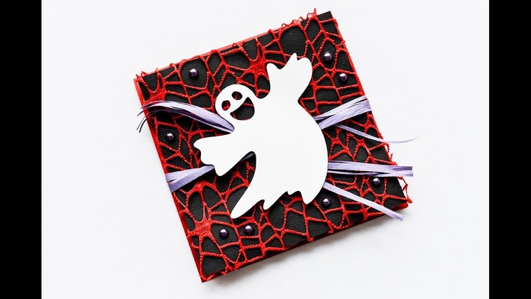 How to Make - Halloween Card Ghost - Step by Step DIY | Kartka Duch