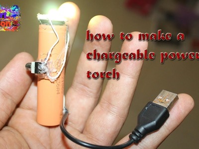 How to make Powerfull Chargeable Torch (Emergency light)  | My Art Section - DIY Art & Crafts