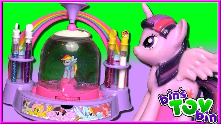 Let's Make My Little Pony Glitter Globes! | Fun Kids Craft Kit | Bin's Toy Bin