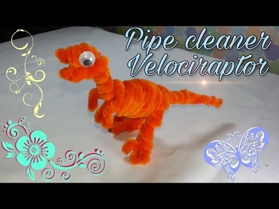 Pipe cleaner Dinosaur Craft - Velociraptor