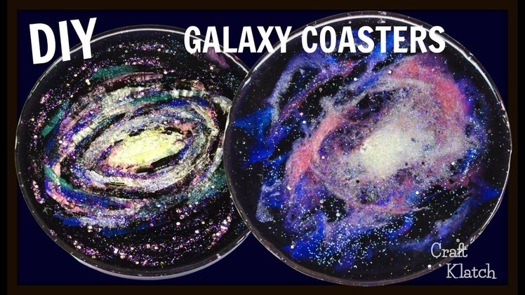 Resin Galaxy Coasters | DIY Project | Craft Klatch | Another Coaster Friday | How To