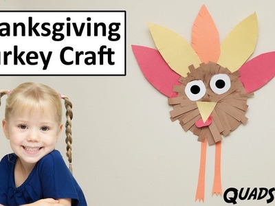 Thanksgiving Turkey Craft for Kids - Craft Time with Ashley