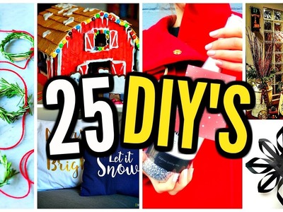 25 DIY PROJECTS YOU NEED TO TRY BEFORE CHRISTMAS! DIY Gift Ideas, Room Decor, Crafts