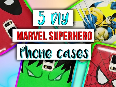 5 DIY Marvel Superhero Phone Cases #DrStrange #Marvel #Superhero