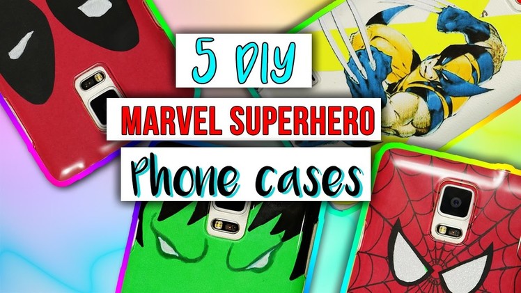 5 DIY Marvel Superhero Phone Cases #DrStrange #Marvel #Superhero