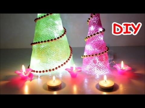 Best out of Waste Diwali.Christmas Home Decorations Ideas: DIY Christmas Tree