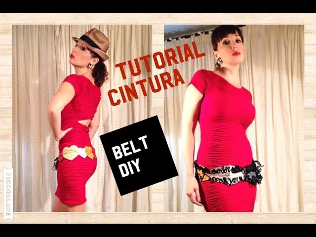 Come realizzare una CINTURA IN PELLE -- DIY How to make a LEATHER BELT - Tutorial by Diana Toto