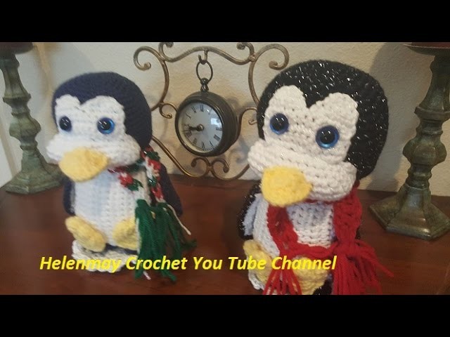Crochet Quick Easy Amigurumi Christmas Penguin DIY Tutorial