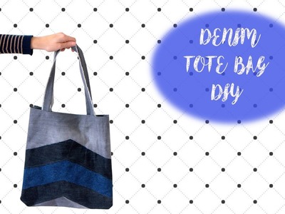 Denim Patchwork Tote Bag DIY | MVD