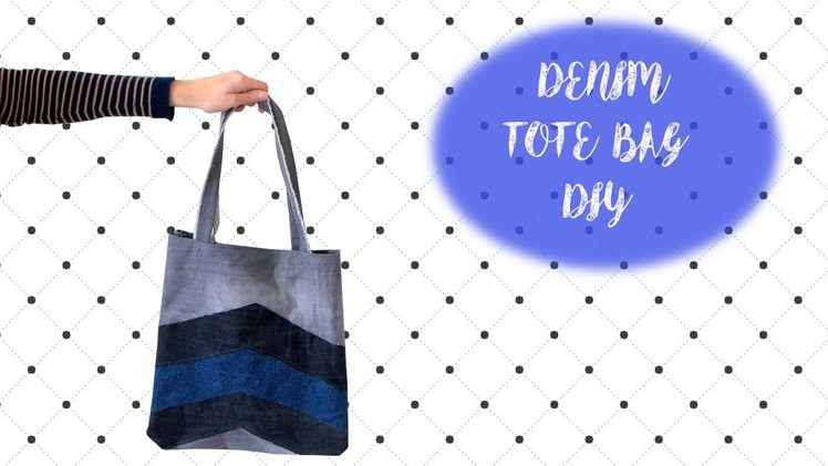 Denim Patchwork Tote Bag DIY | MVD