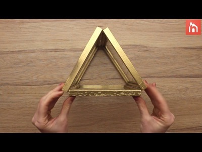 DIY:Candle holder from Picture Frames