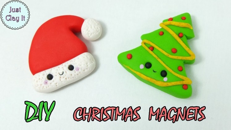 ♡ DIY ♡ Christmas kawaii clay magnets! DIY GIFTS IDEAS