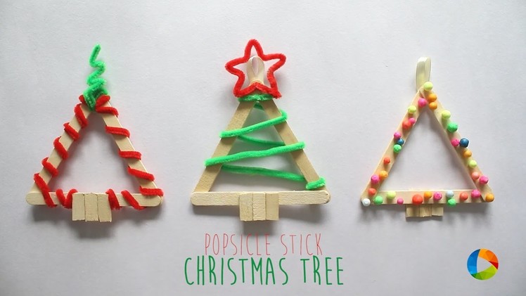 DIY : Christmas Tree (Popsicle Stick)
