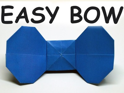 DIY crafts How to Make - Easy origami  Bow. DIY beauty and easy