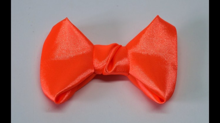 DIY crafts How to Make Simple Easy Bow. Ribbon Hair Bow Tutorial