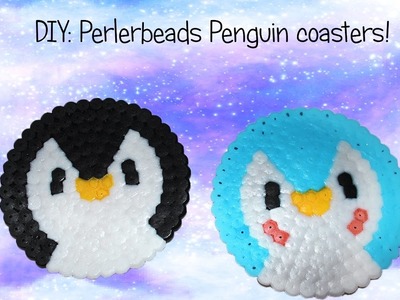 DIY: Cute Penguin Perlerbeads Coasters!