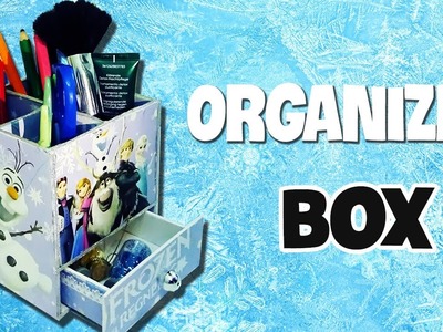 DIY Disney Frozen Organizer Box | Cute & Cheap DIY Christmas Gift | ANNA & ELSA ROOM DECOR