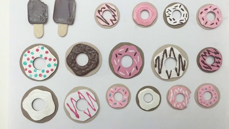 DIY Donut Embellishments Tutorial! 