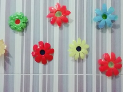 DIY flowers from plastic bottle - creative ideas from plastic bottle