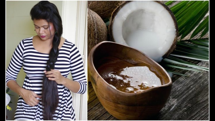 DIY* Home Made Coconut Shampoo For Dry, frizzy Hair | Sushmita's Diaries