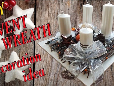 DIY - How to decorate advent wreath
