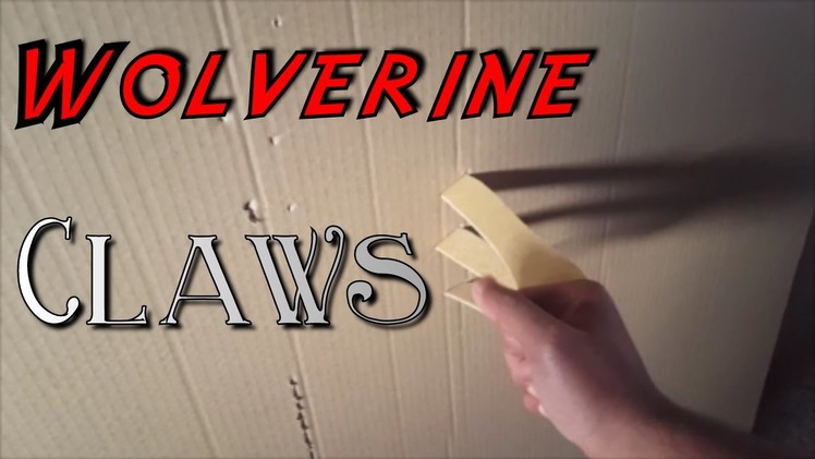DIY: HOW TO MAKE: Wooden Wolverine Claws - EASY
