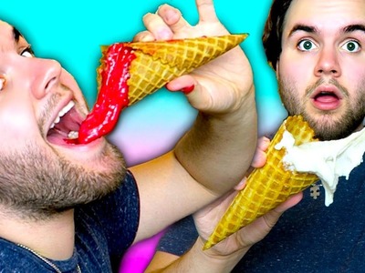 DIY Ice Cream Slime YOU CAN EAT! - Edible ICE CREAM That Doesn't MELT!