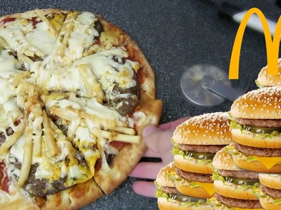 DIY MCDONALDS BIG MAC PIZZA