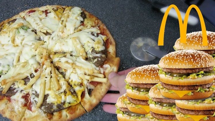 DIY MCDONALDS BIG MAC PIZZA