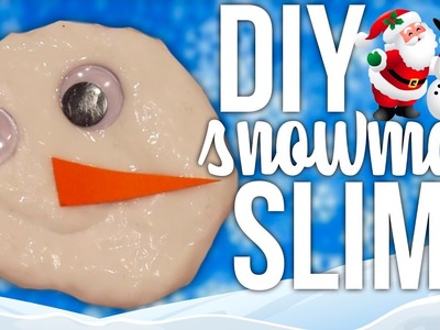 DIY: MELTED SNOWMAN SLIME | HOLIDAY SLIME | HOW TO MAKE SLIME