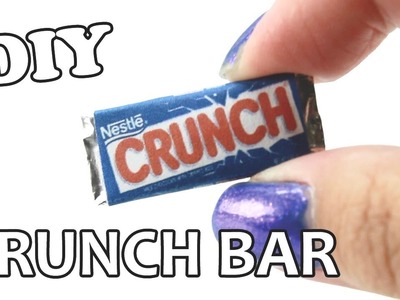 DIY - Miniature Crunch Chocolate Bar Tutorial