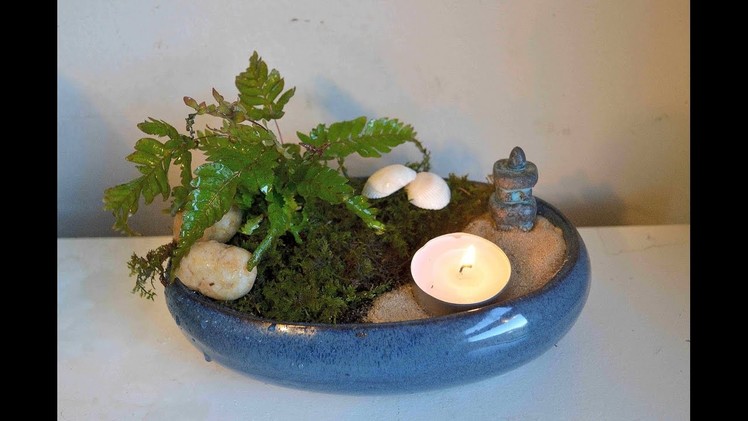 DIY Miniature Fairy Meditation Garden