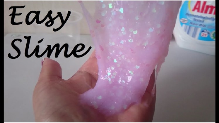 DIY Slime with only 2 ingredients - No Borax or Starch