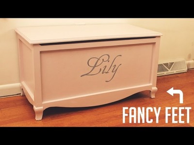DIY Toy Chest with Hand-Painted Lettering