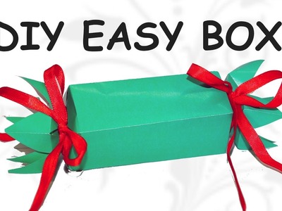 Do it yourself CRAFTS - How to make a Candy Gift Box. DIY beauty and easy