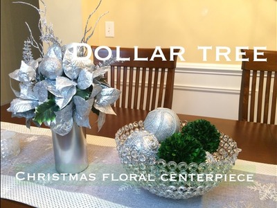 Dollar Tree Christmas Centerpiece DIY|VD#1