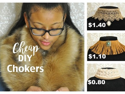 Dollar Tree DIY Chokers and How To Style Them | Cheap Gifts