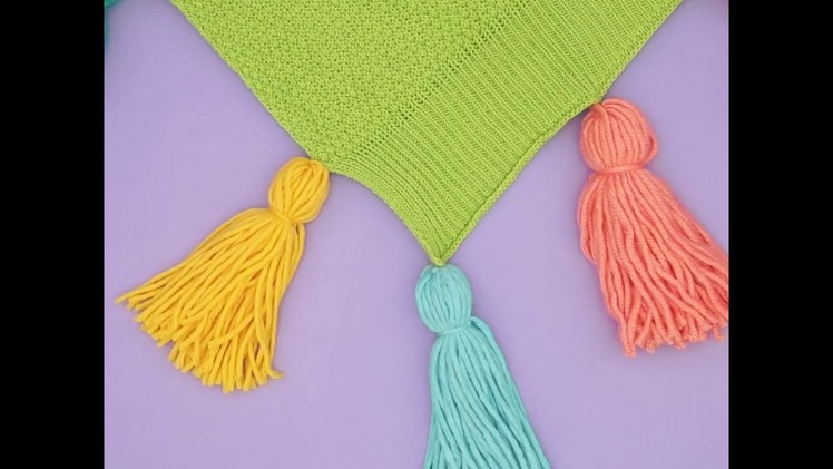 How to DIY Blanket Tassels
