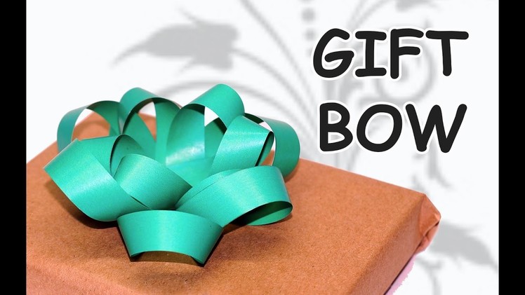 How to make a paper Bow.Ribbon. DIY beauty and easy