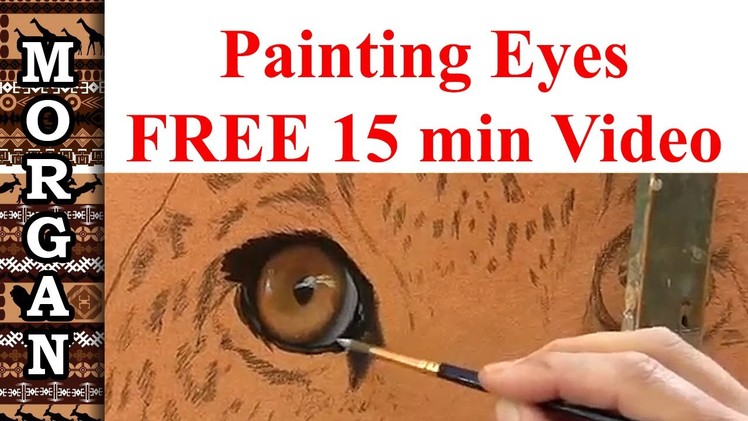 How to paint eyes Lesson. FULL demo. tutorial by Jason Morgan