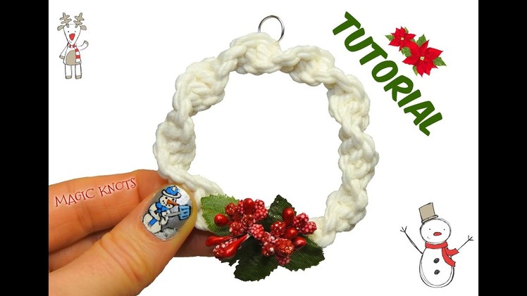 Macrame Christmas Wreath ♥ DIY ♥