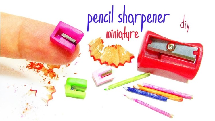Miniature pencil sharpener - DIY