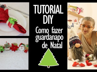 Tutorial - DIY Do it yourself Christmas napkin holder | Faça você mesmo porta guardanapos de natal