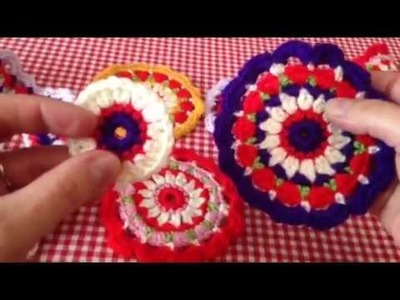 CROCHET beginners- Mandala Circles